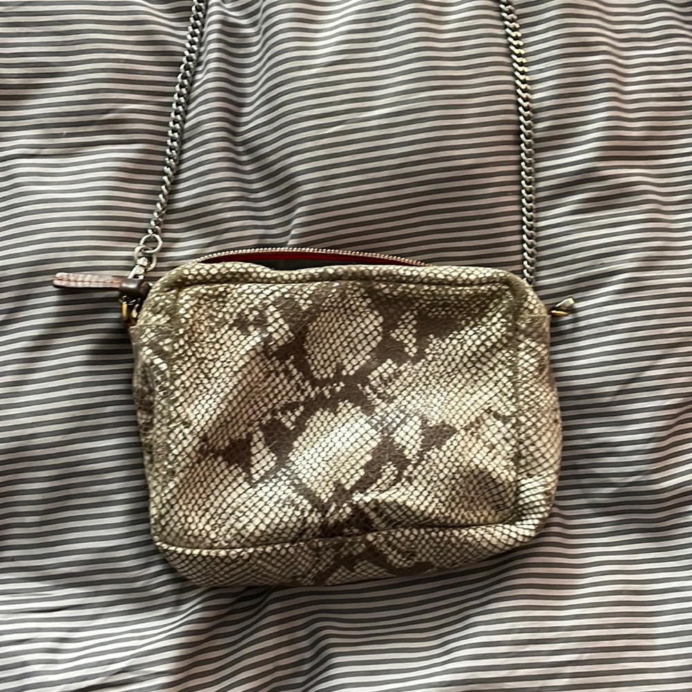 COPY - Clare V. midi sac crossbody snakeskin - Picture 1 of 12